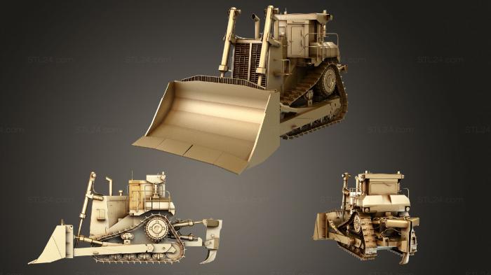 Vehicles (Heavy Bulldozer, CARS_1770) 3D models for cnc
